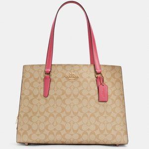NWT Coach Tatum Carryall 40 In Signature Satchel